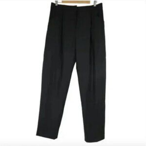 Elizabeth and James Black Wool Blend Pleated Front Dress Pants Size 6